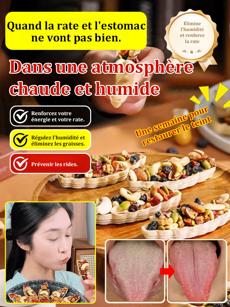 Bateau de tarte aux noix avec astragale et codonopsis.