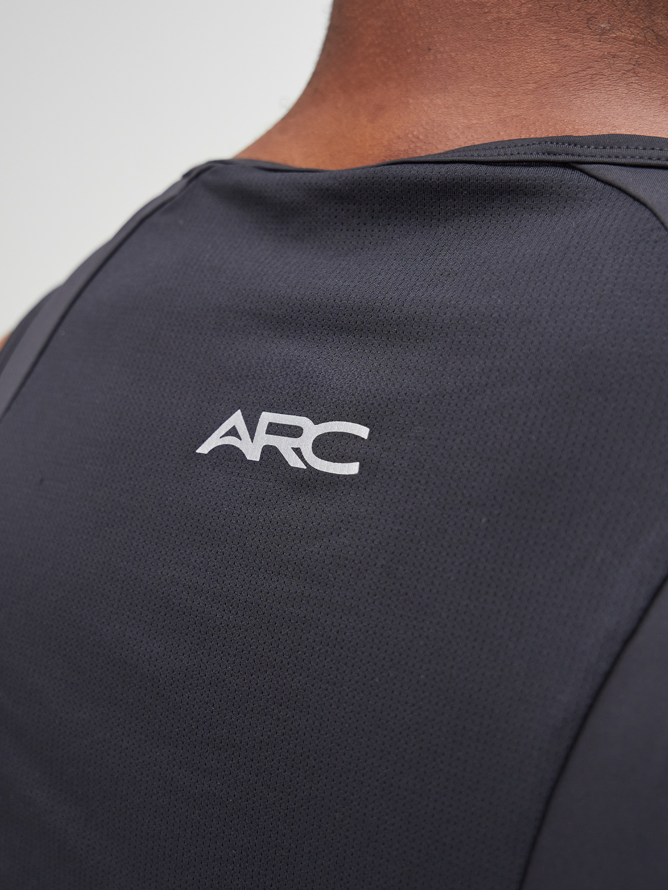 Arc Men'S Fashionable Solid Color Round Neck Casual Tank Top, Gym Wear