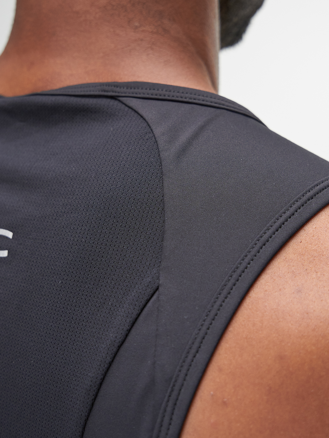 Arc Men'S Fashionable Solid Color Round Neck Casual Tank Top, Gym Wear