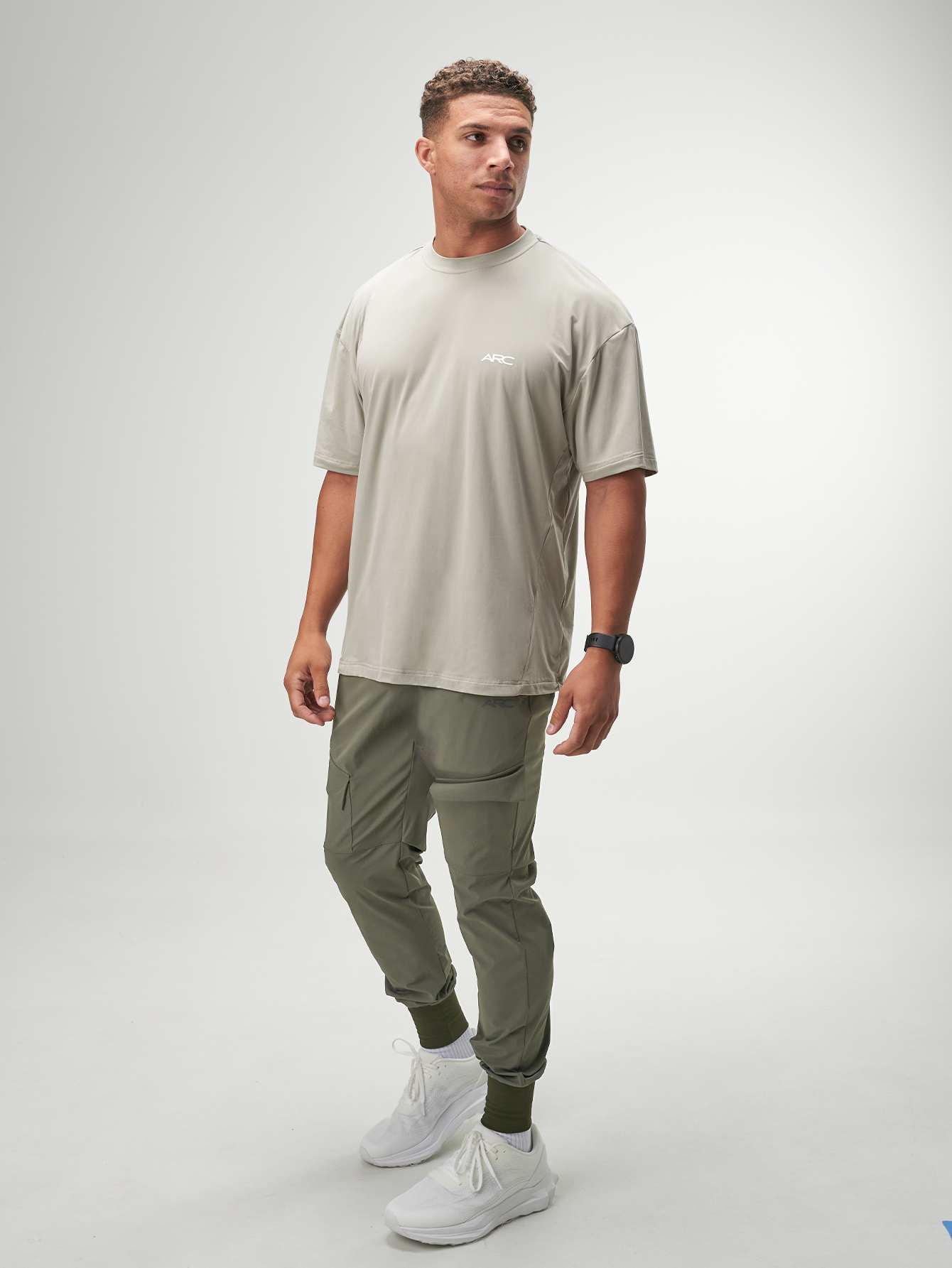 ARC Activewear Oversized T Shirt Performance Top Gym Workout