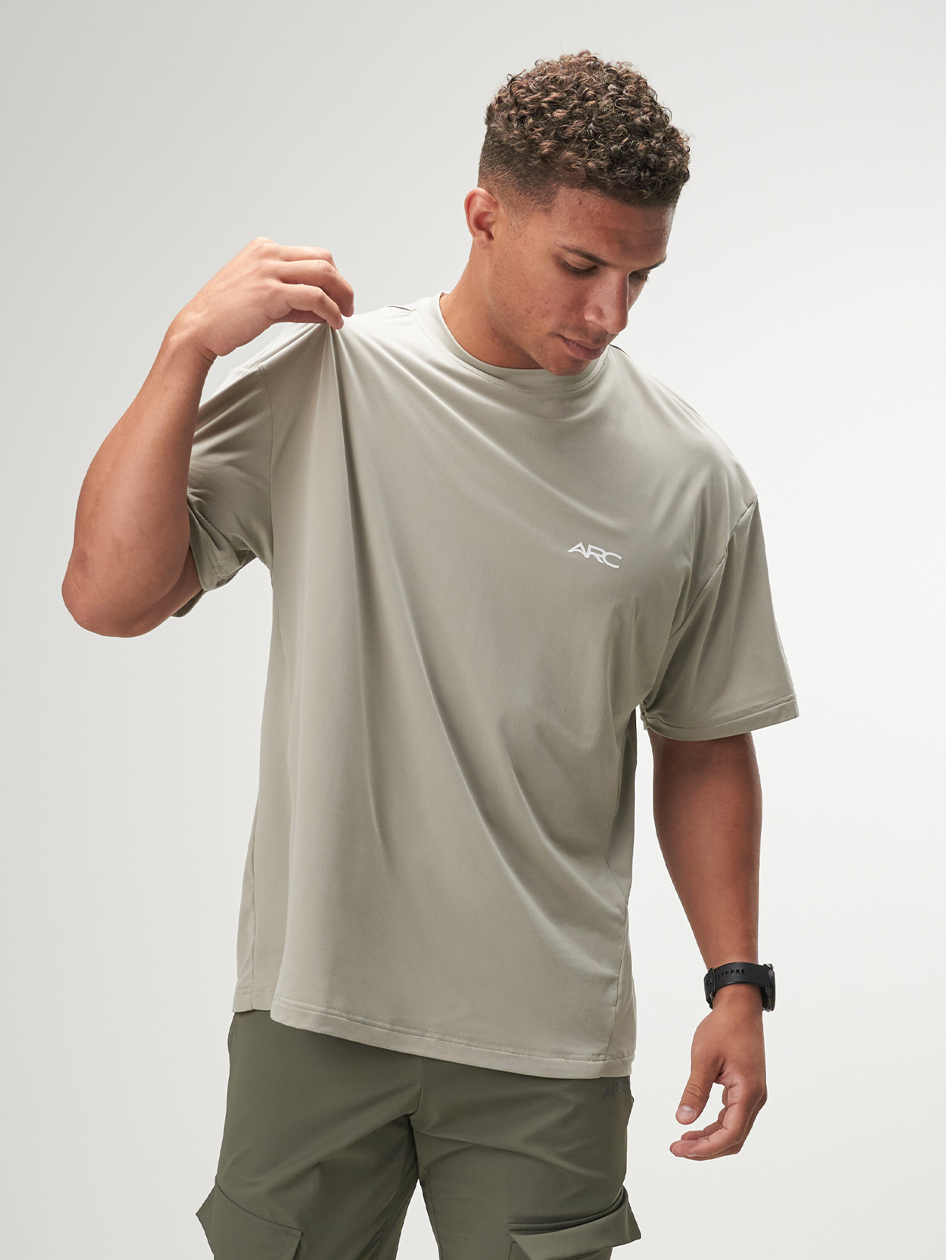 ARC Activewear Oversized T Shirt Performance Top Gym Workout