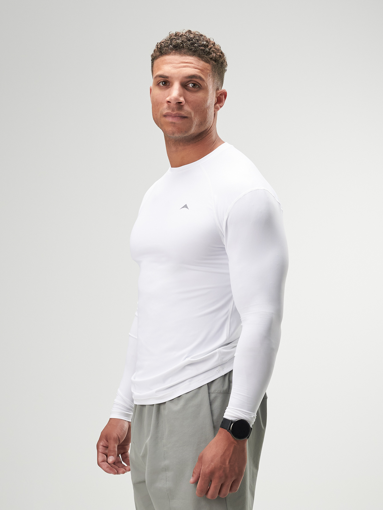 ARC Activewear Seamless Performance Compression Top T Shirt Gym Workout Long Sleeve