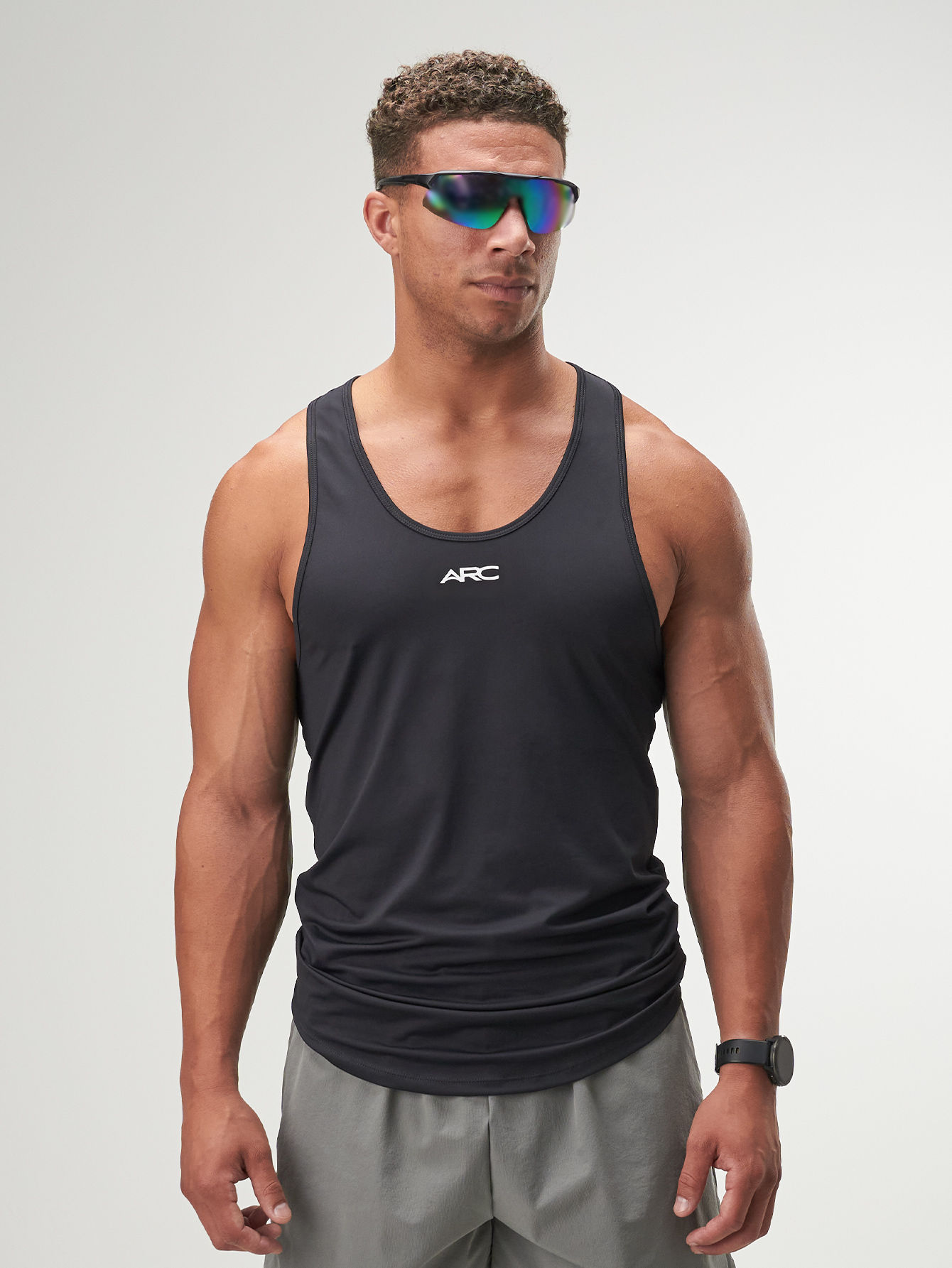 ARC Activewear Tanktop Stringer Sports Tank Running Gym Workout Summer