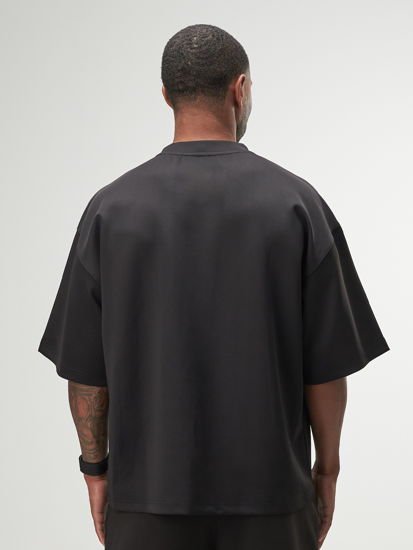 ARC Activewear Performance Cropped Boxy Fit T ShirtCap Sleeve Top T Shirt Gym Workout