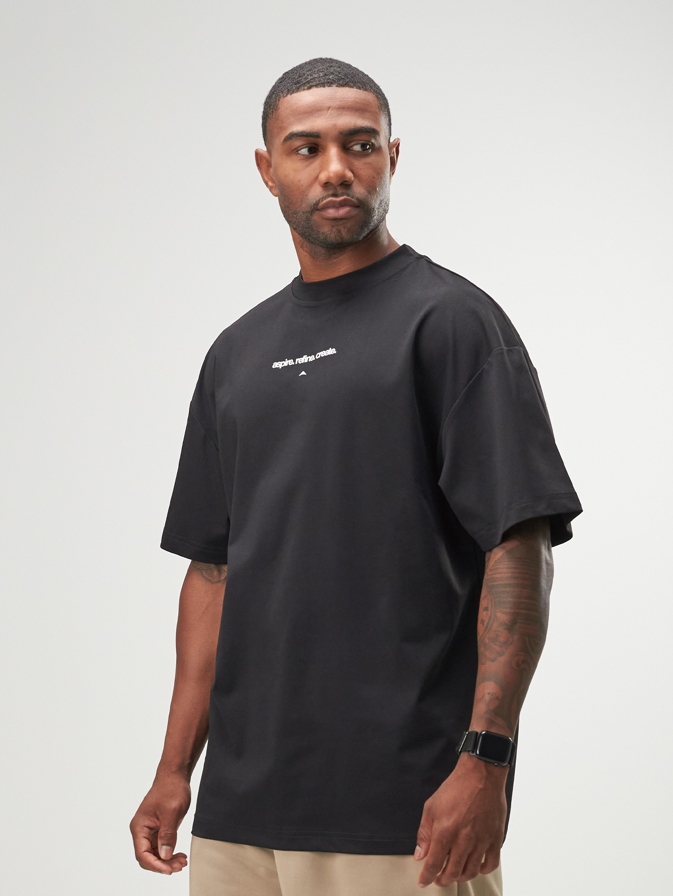 ARC Activewear Boxy Oversized T Shirt Performance Top Gym Workout