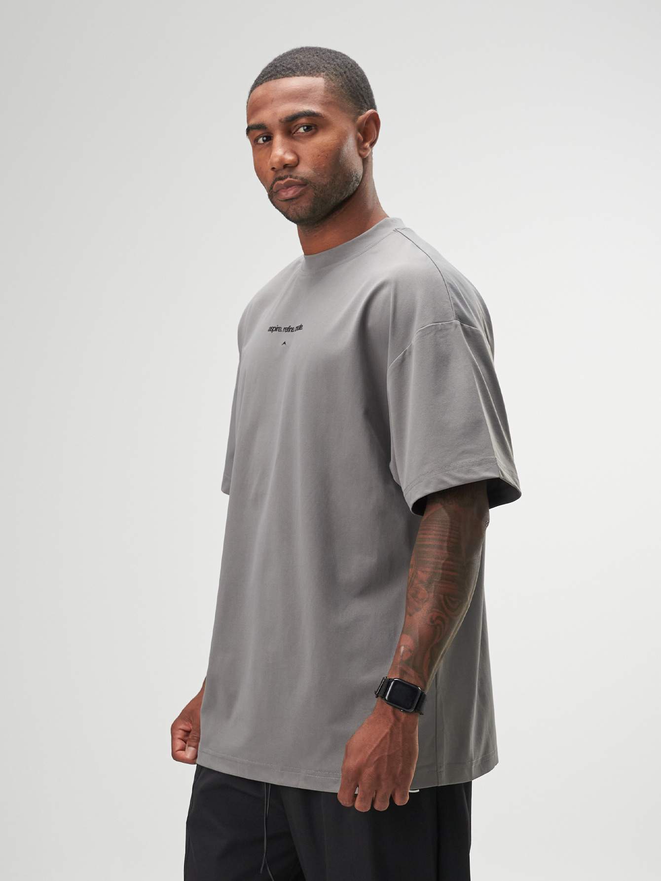 Aspire Oversized T-shirt - Grey | ARC by SIGMAS