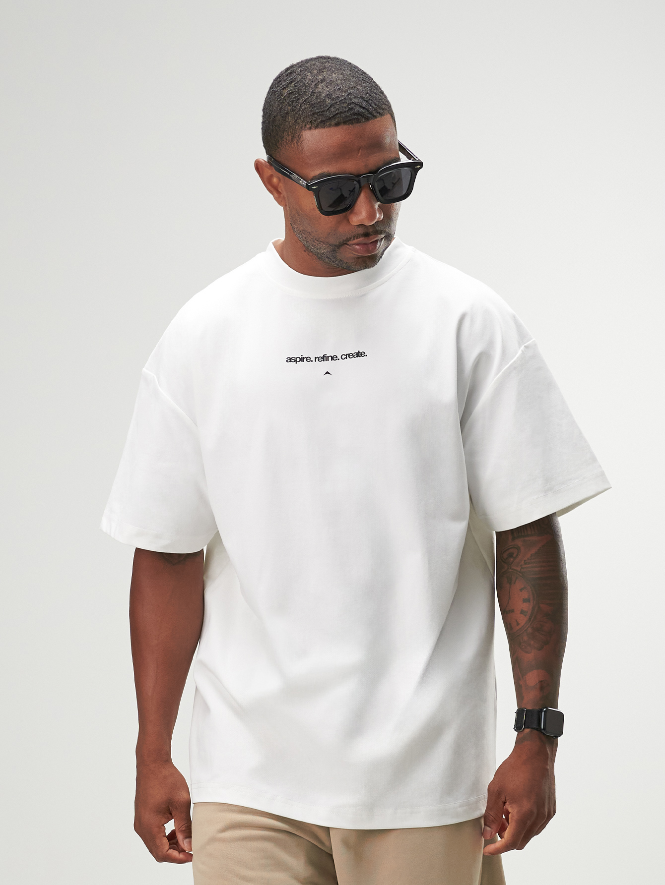 ARC Activewear Boxy Oversized T Shirt Performance Top Gym Workout