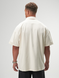 ARC Activewear Boxy Oversized Polo Shirt Performance Top Gym Workout