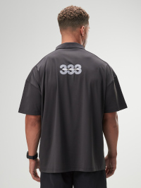 ARC Activewear Boxy Oversized Polo Shirt Performance Top Gym Workout