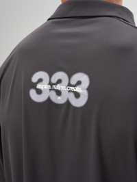 ARC Activewear Boxy Oversized Polo Shirt Performance Top Gym Workout