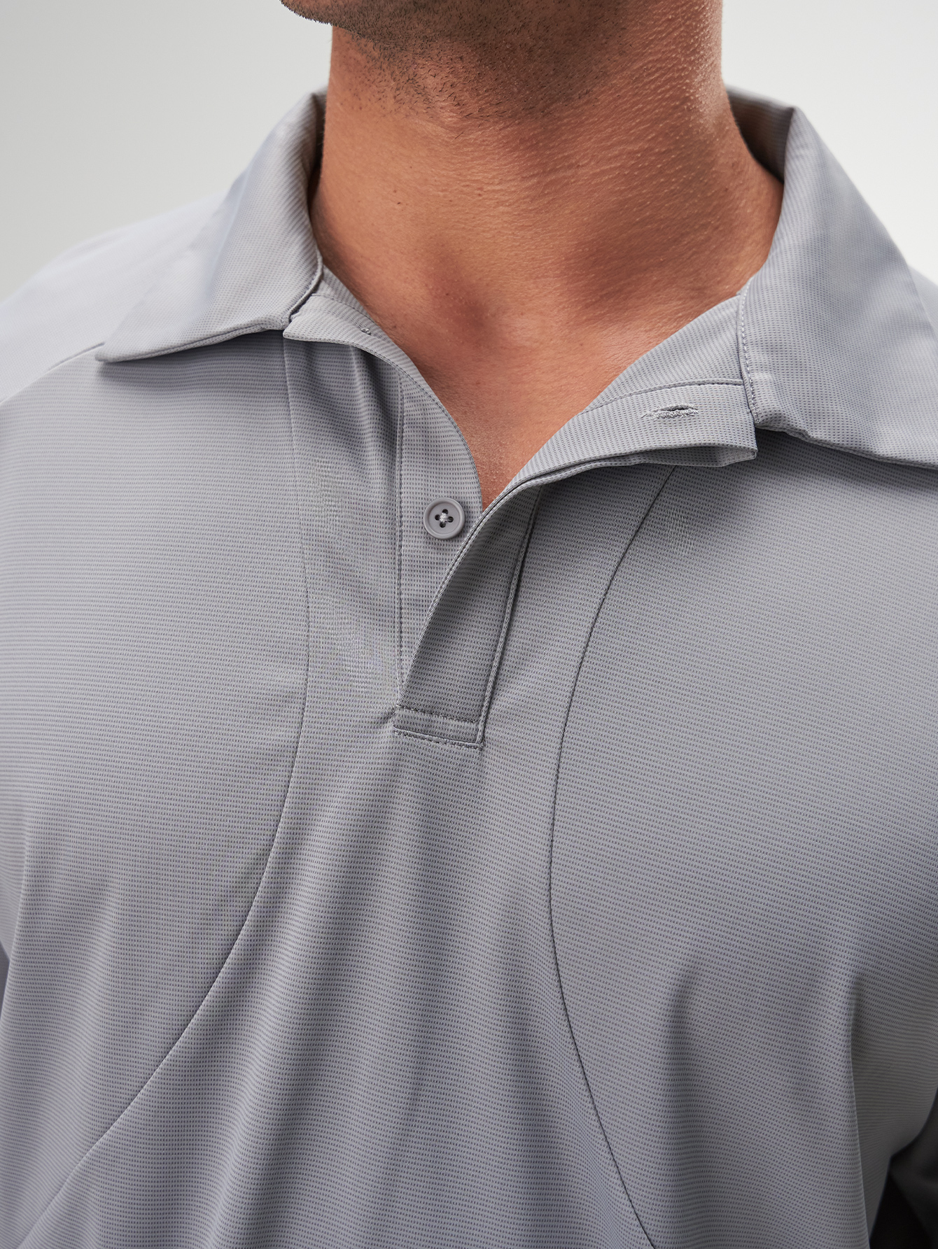 ARC Activewear Boxy Oversized Polo Shirt Performance Top Gym Workout