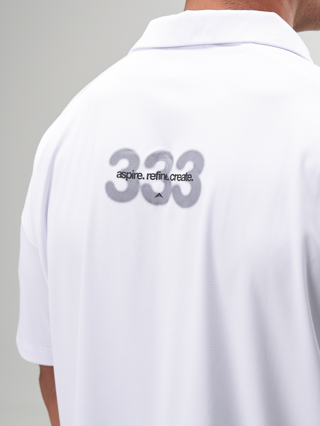 ARC Activewear Boxy Oversized Polo Shirt Performance Top Gym Workout