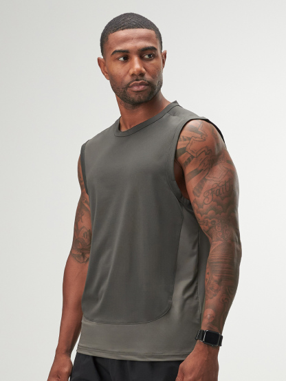 ARC Activewear Tanktop Cutoff Tee Sports Tank Running Gym Workout Summer