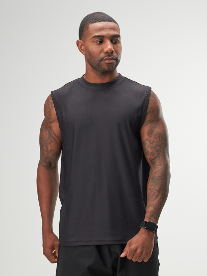 ARC Activewear Tanktop Cutoff Tee Sports Tank Running Gym Workout Summer