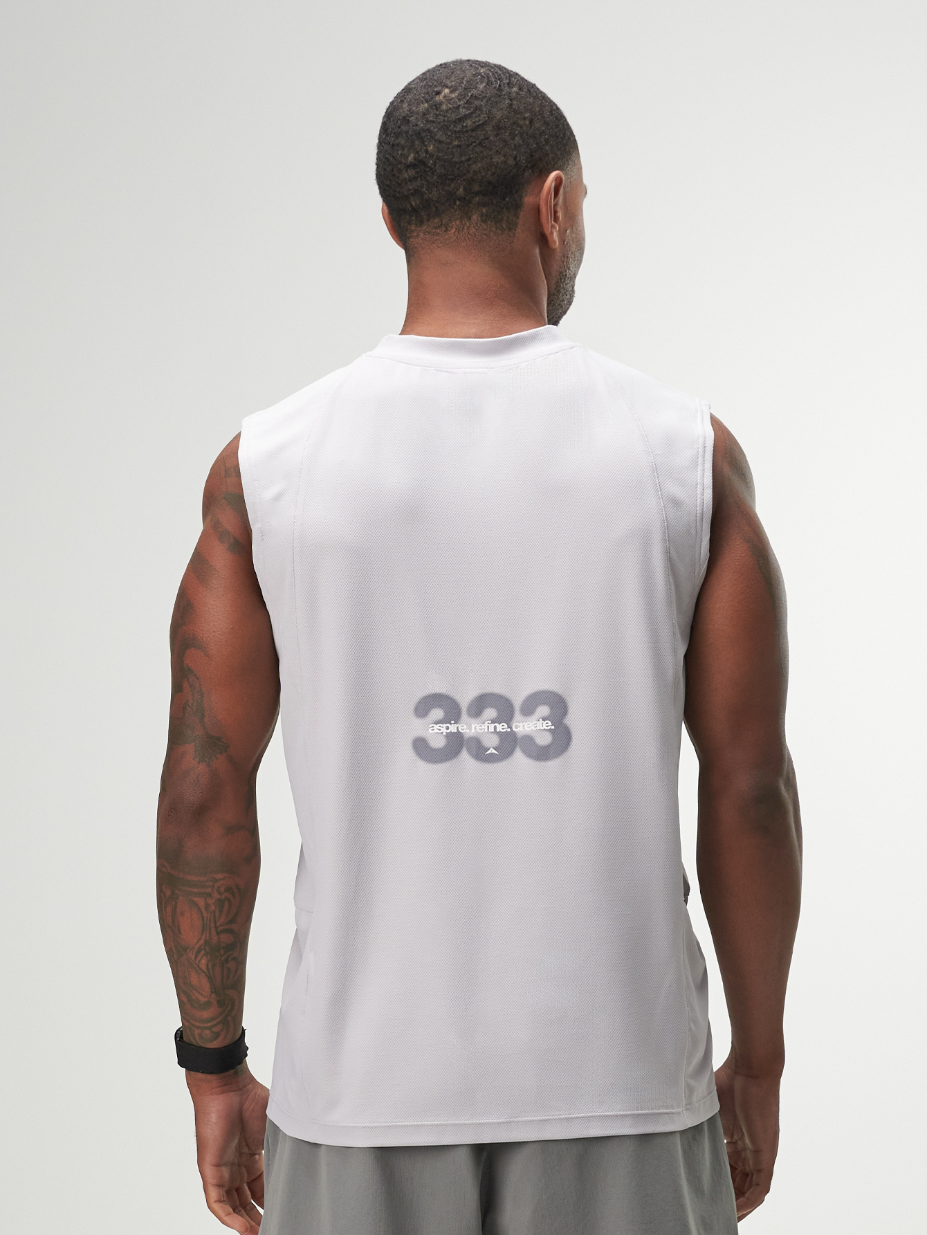 ARC Men's Casual Loose Fit Round Neck Daily Fitness Sports Tank Top