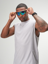 ARC Men's Casual Loose Fit Round Neck Daily Fitness Sports Tank Top