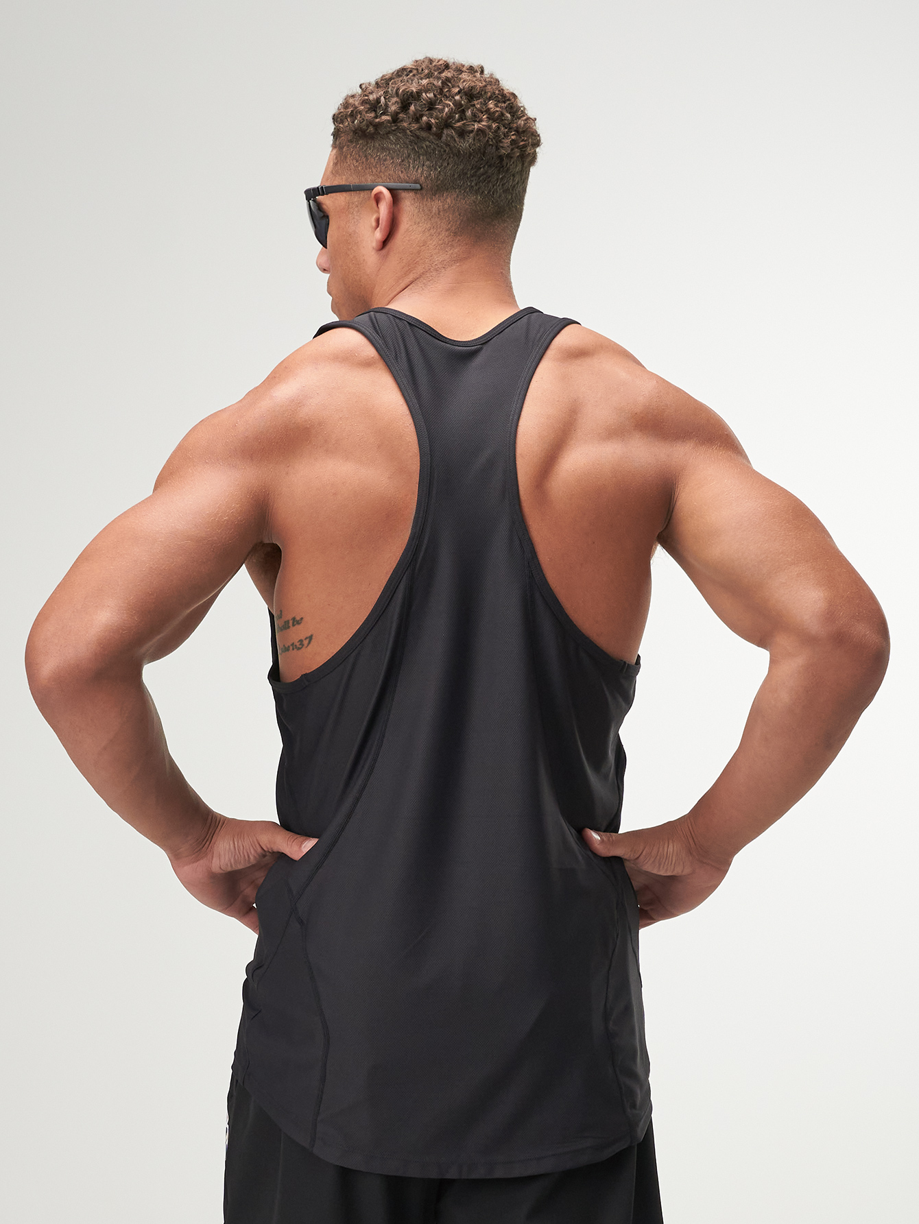 ARC Activewear Tanktop Cutoff Tee Stringer Sports Tank Running Gym Workout Summer