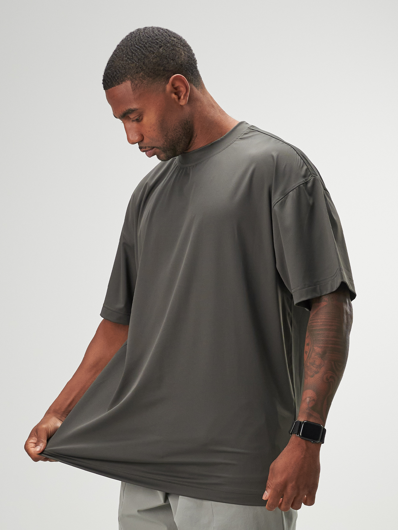 Men's Casual Slogan Print Round Neck Short Sleeve T-Shirt, Versatile For Summer