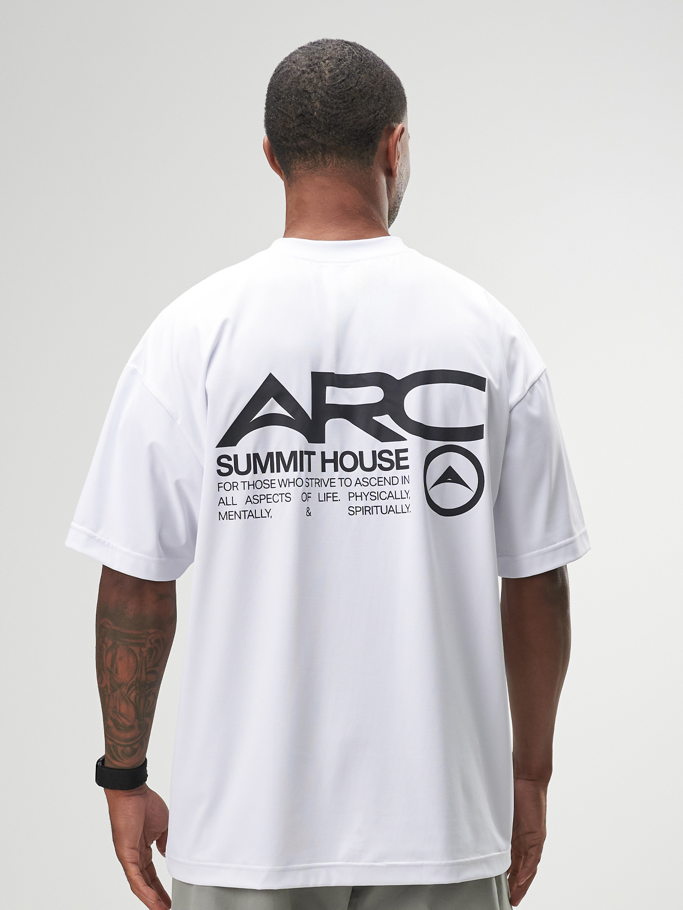 ARC Activewear Oversized T Shirt Performance Top Gym Workout