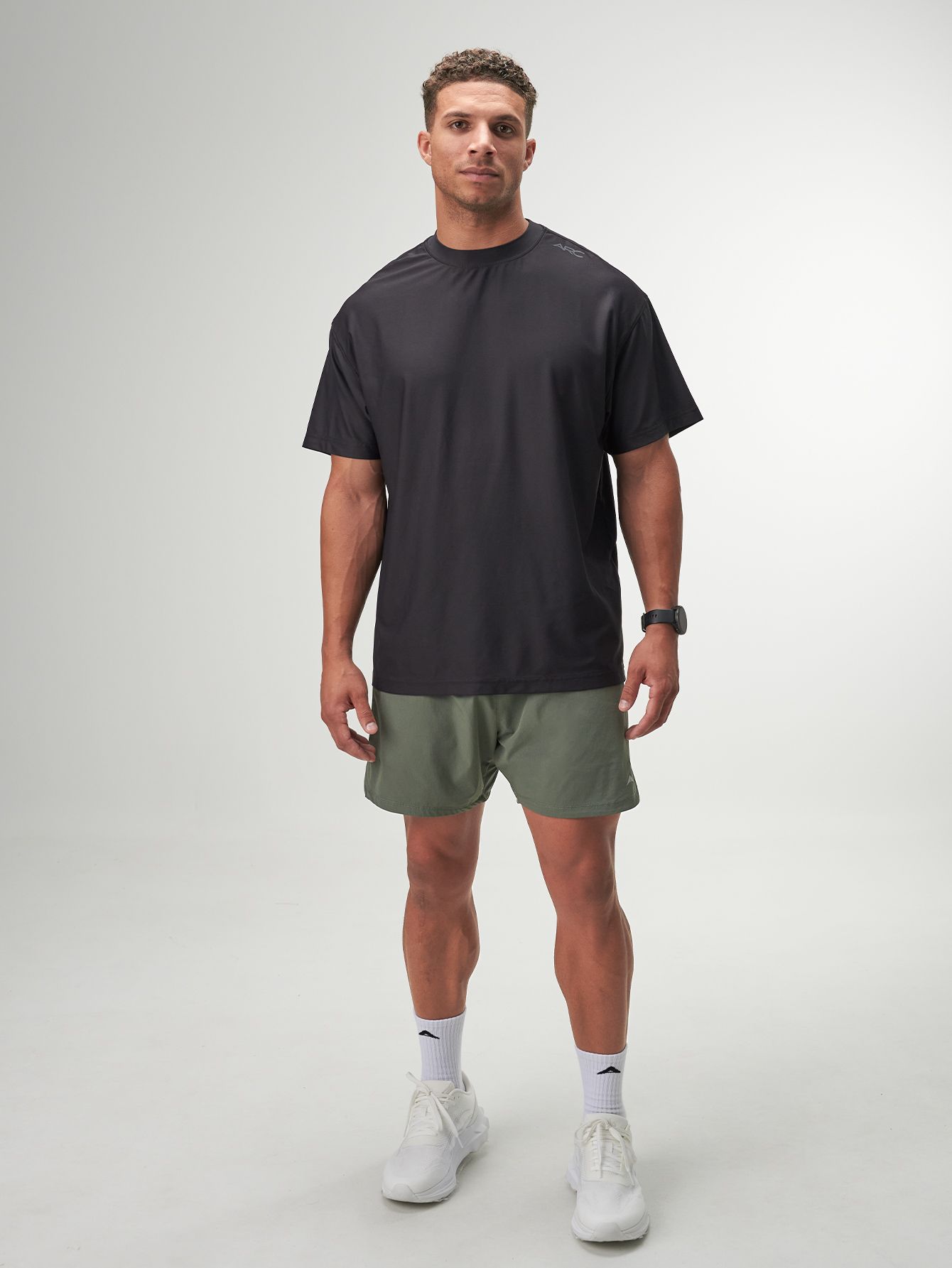 ARC Activewear Oversized T Shirt Performance Top Gym Workout