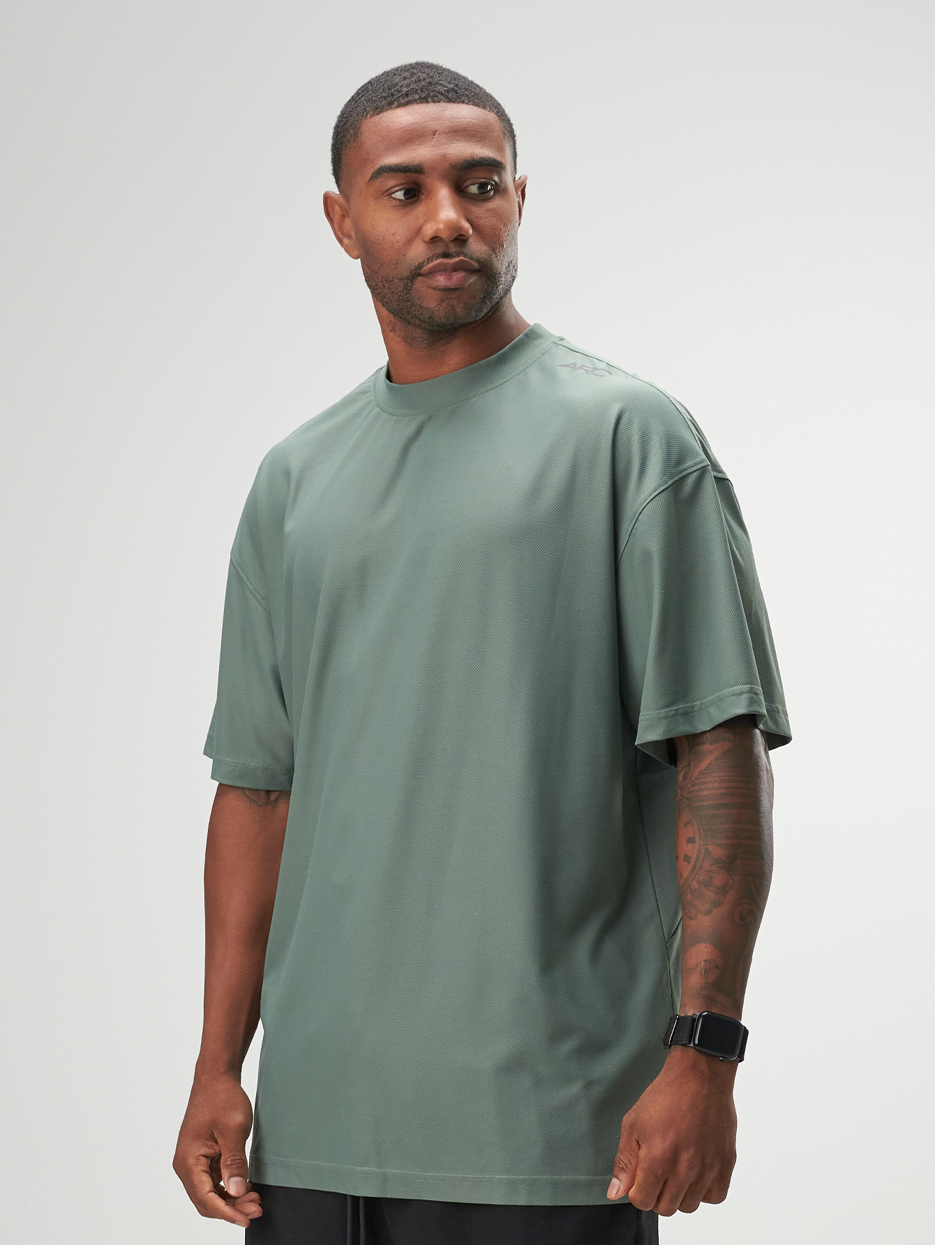 ARC Activewear Oversized T Shirt Performance Top Gym Workout