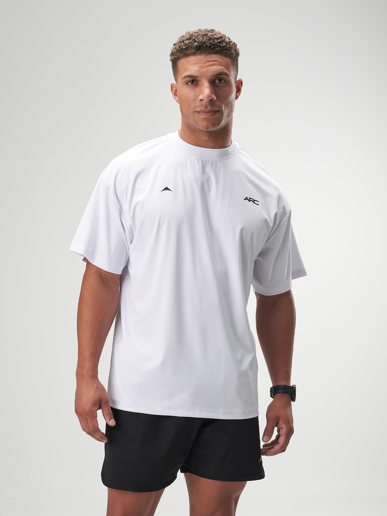 ARC Activewear Oversized T Shirt Performance Top Gym Workout