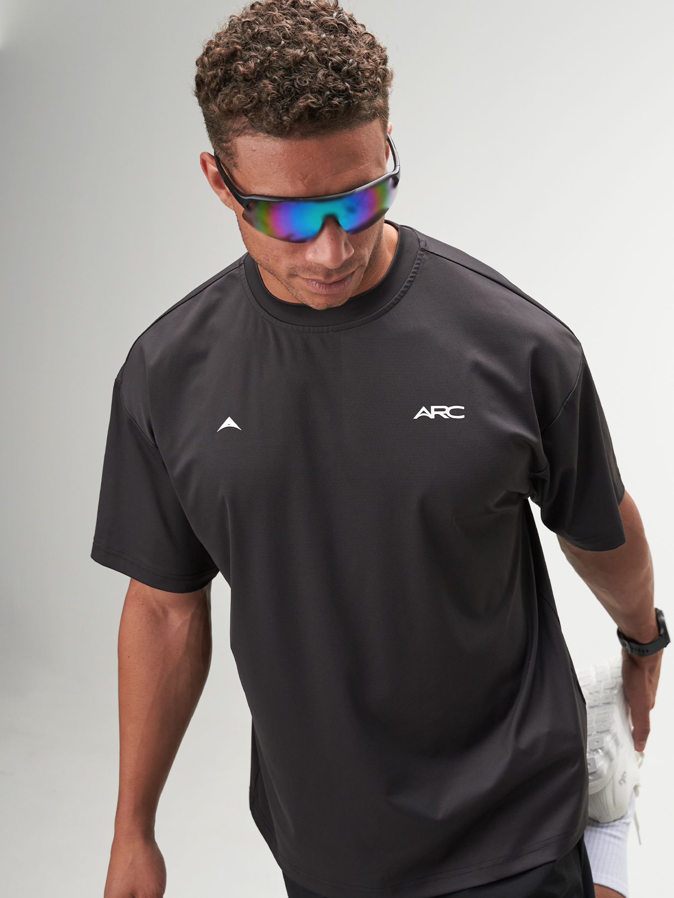 ARC Activewear Oversized T Shirt Performance Top Gym Workout