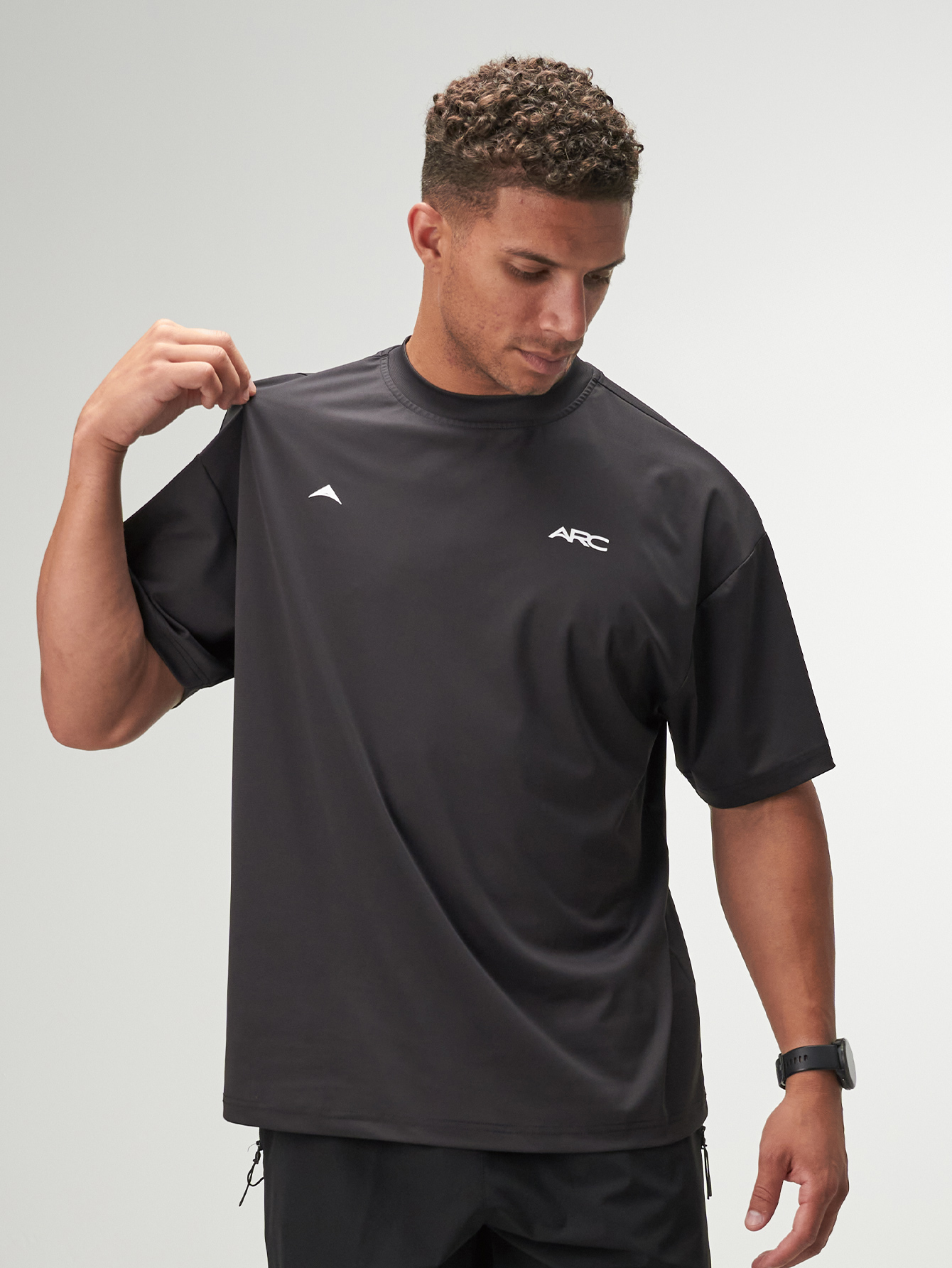 ARC Activewear Oversized T Shirt Performance Top Gym Workout