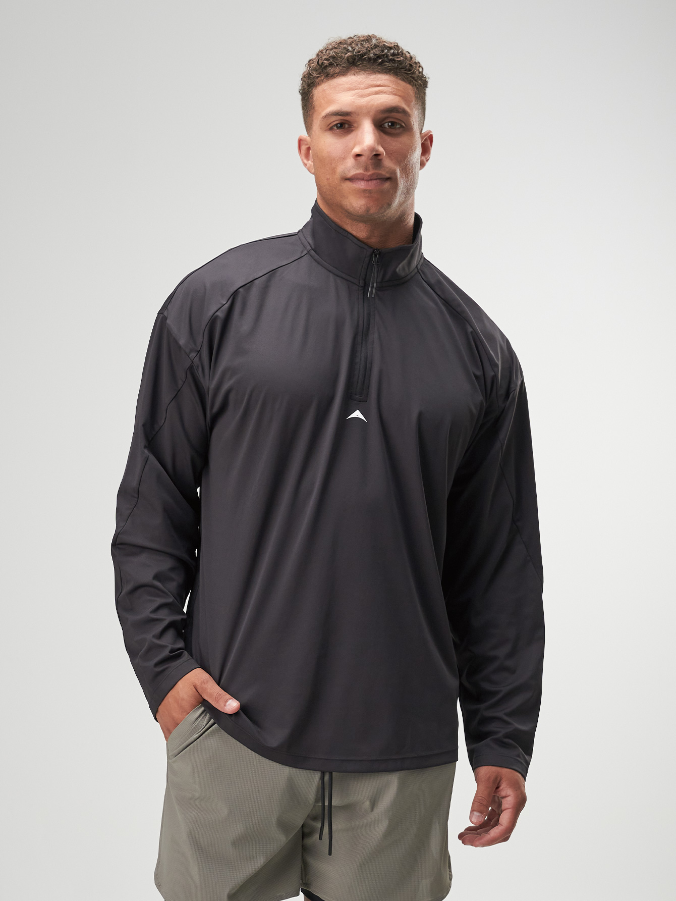 ARC Activewear 1/4 Zip Sweater Performance Top Gym Workout Long Sleeve