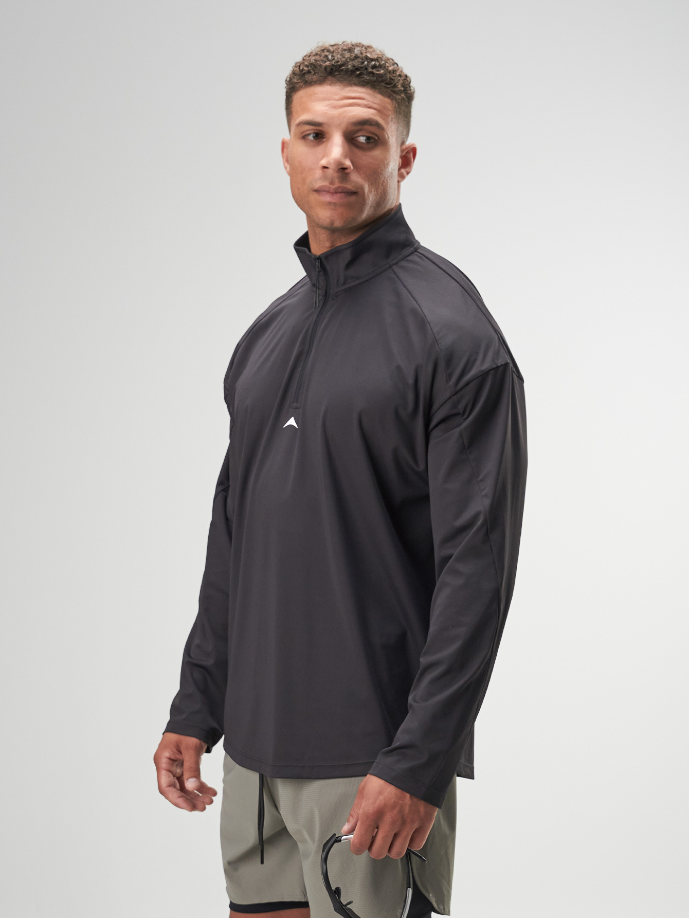 ARC Activewear 1/4 Zip Sweater Performance Top Gym Workout Long Sleeve