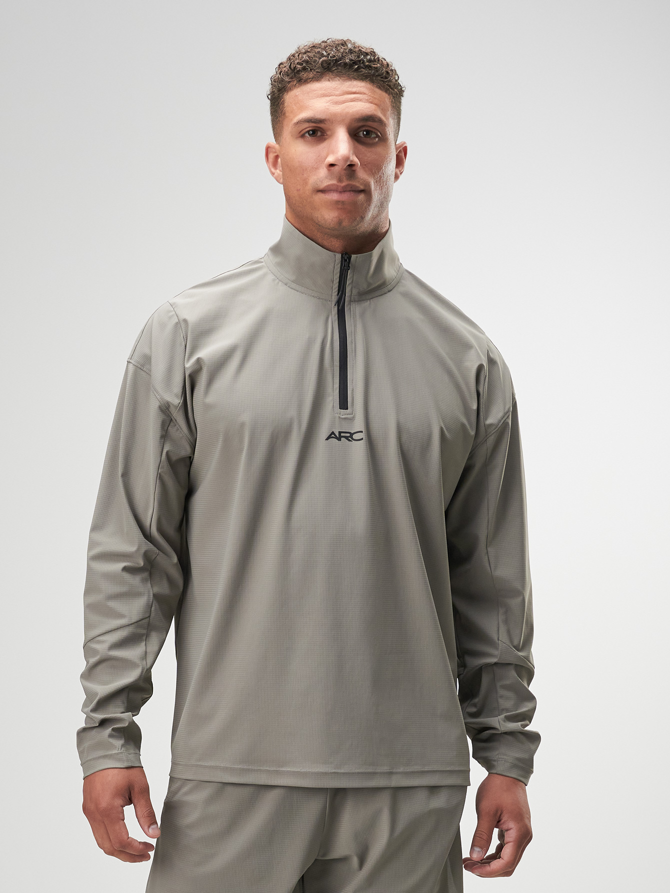 ARC Activewear 1/4 Zip Sweater Performance Top Gym Workout Long Sleeve