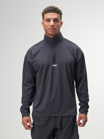 ARC Activewear 1/4 Zip Sweater Performance Top Gym Workout Long Sleeve