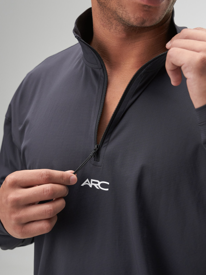 ARC Activewear 1/4 Zip Sweater Performance Top Gym Workout Long Sleeve