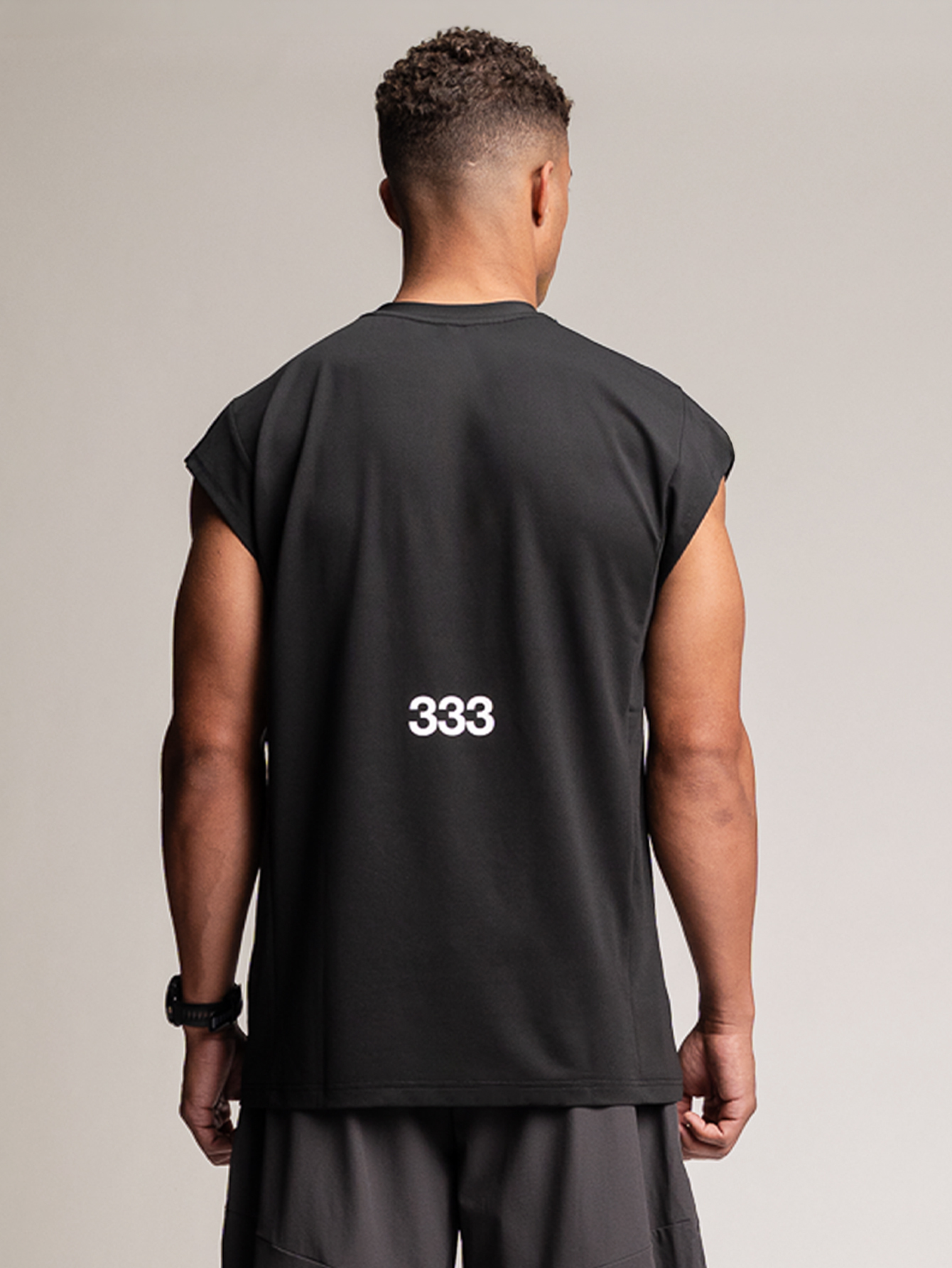 Trinity Cap Sleeve Tank - Black