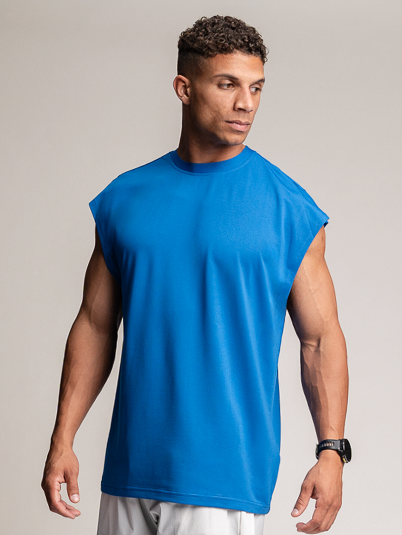 Trinity Cap Sleeve Tank - Navy