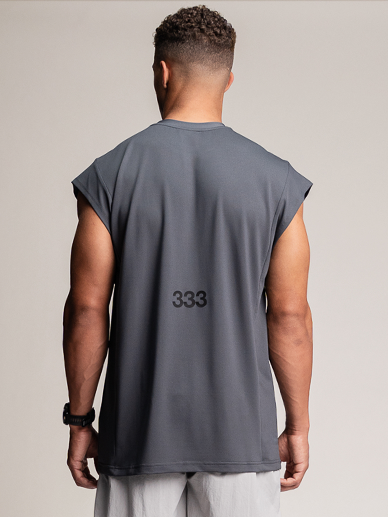 Trinity Cap Sleeve Tank - Dark Grey