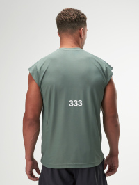 ARC Activewear Performance Cuttoff Tank Cap Sleeve Top T Shirt Gym Workout Muscle Tank