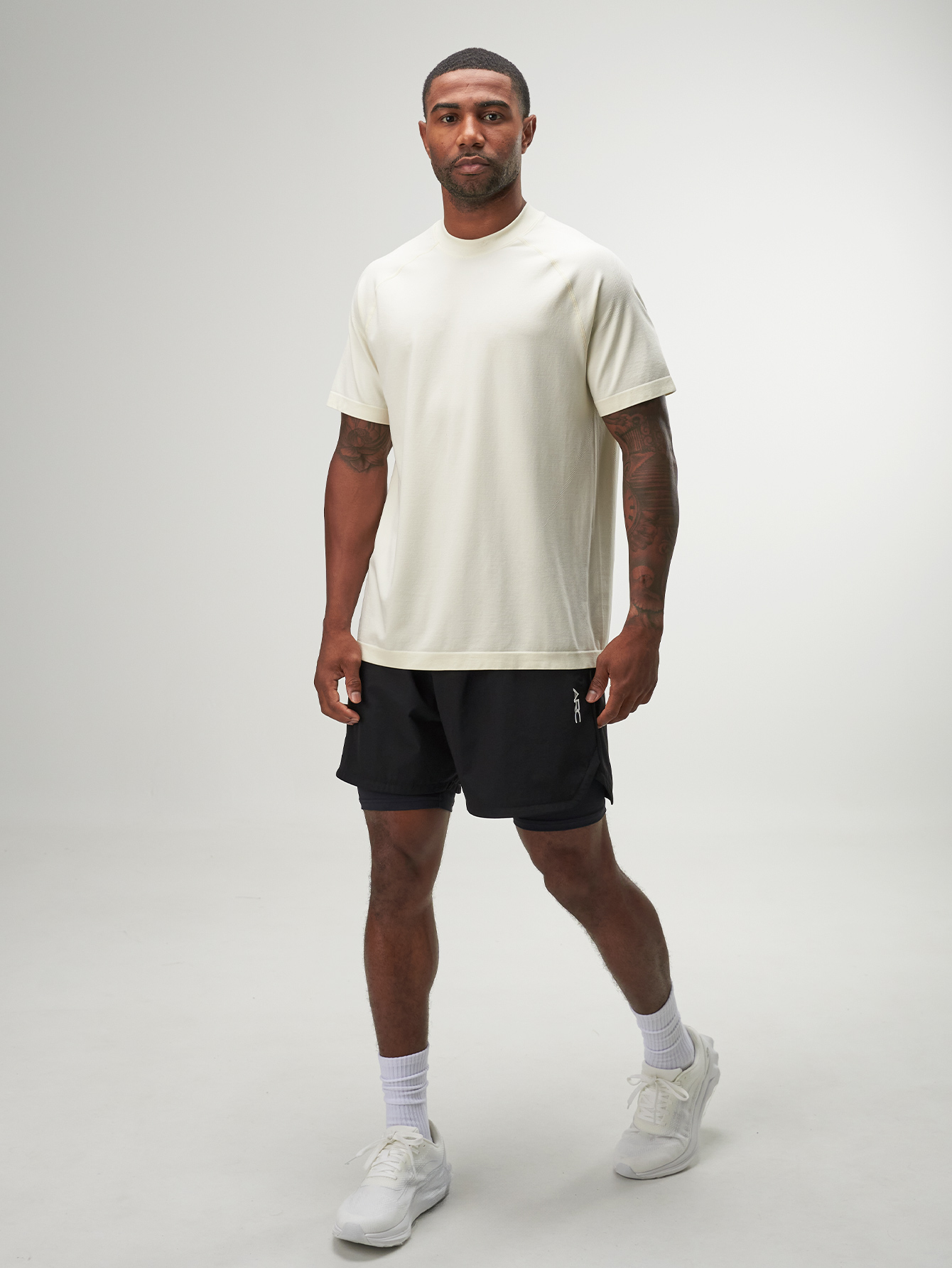 ARC Activewear Seamless Oversized T Shirt Performance Top Gym Workout