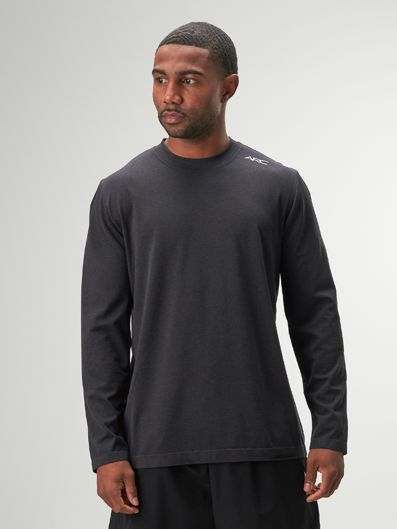 ARC Activewear Seamless Performance Top T Shirt Gym Workout Long Sleeve