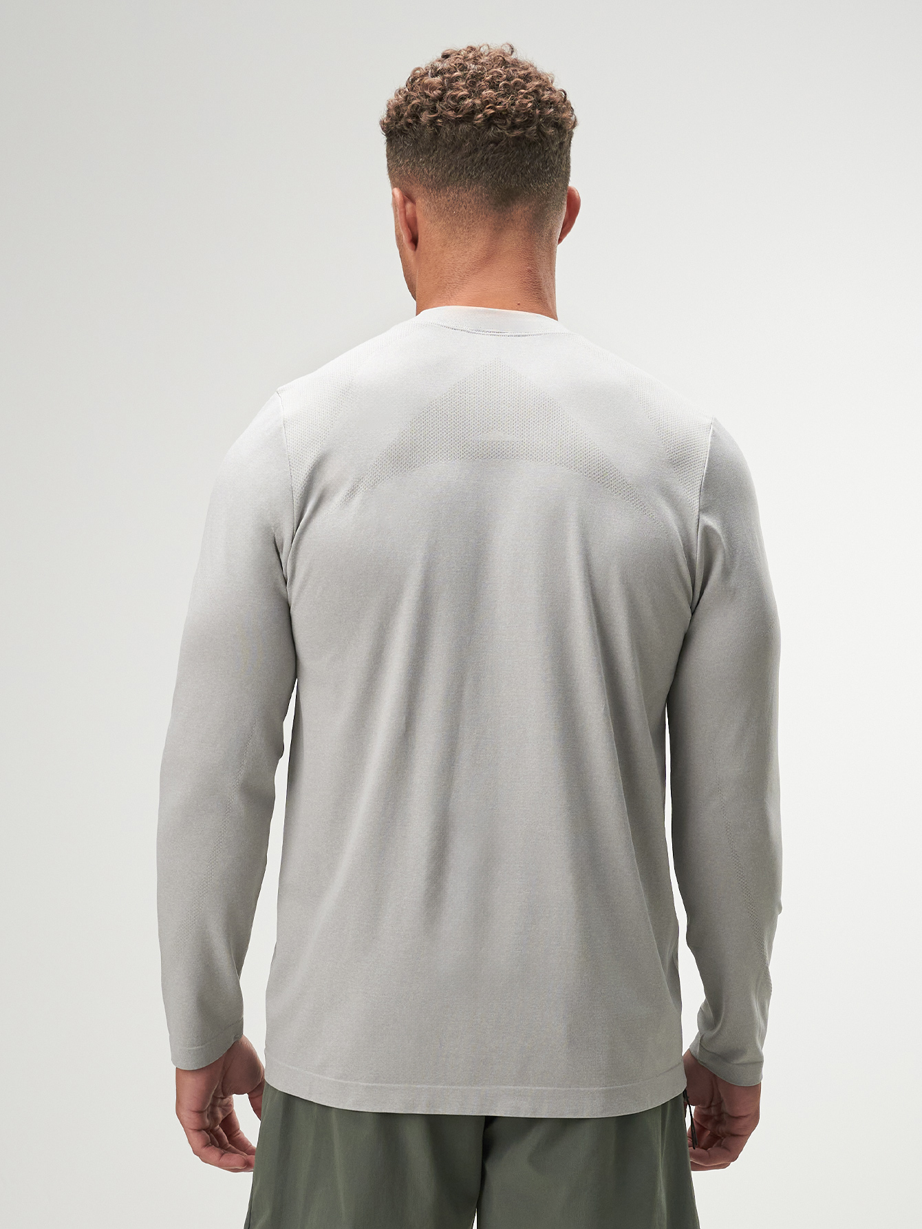 ARC Activewear Seamless Performance Top T Shirt Gym Workout Long Sleeve