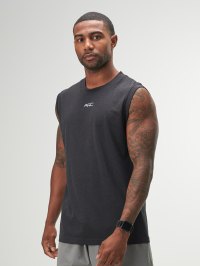 ARC Activewear Seamless Performance Cuttoff Tank Cap Sleeve Top T Shirt Gym Workout