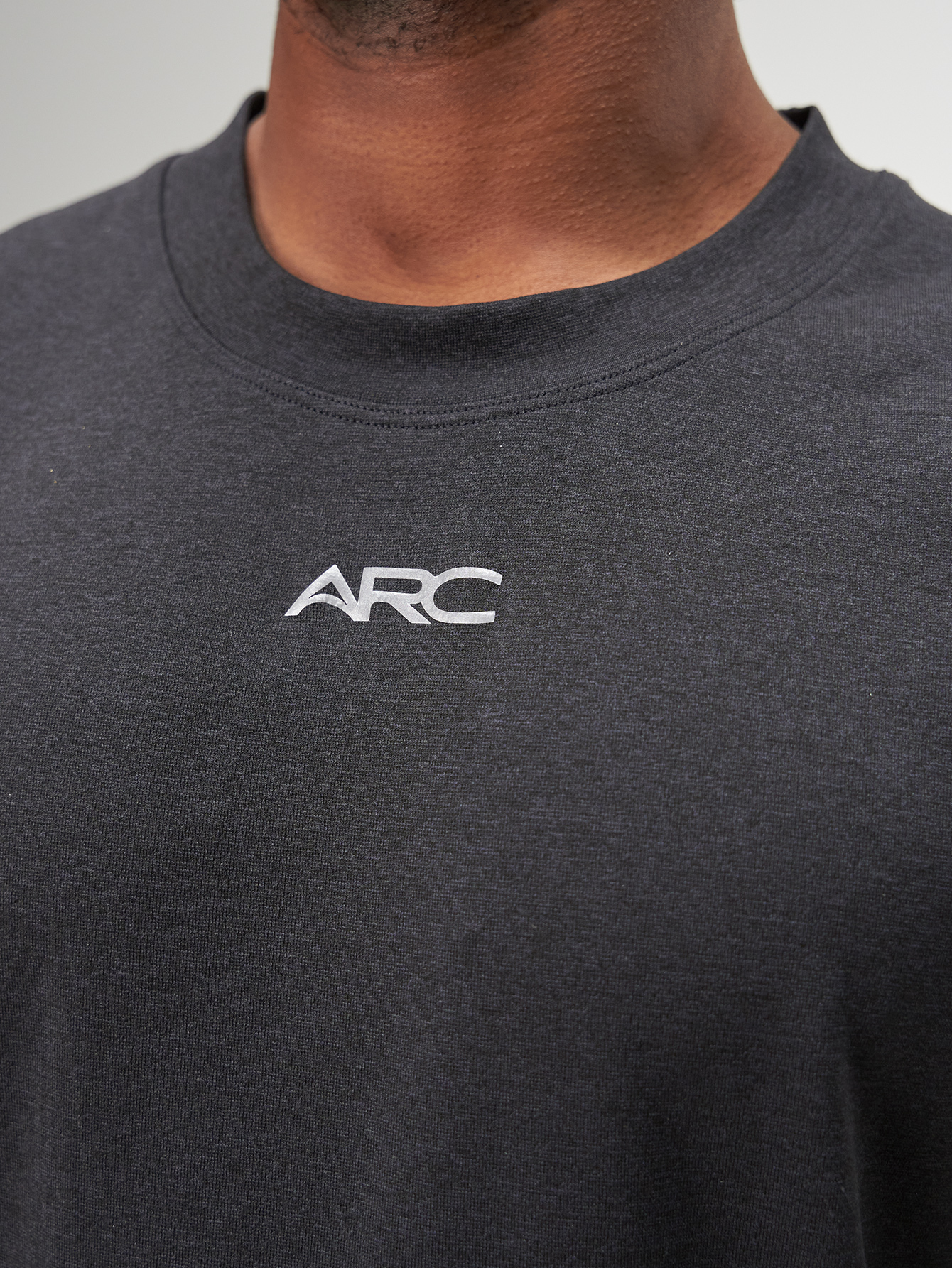 ARC Activewear Seamless Performance Cuttoff Tank Cap Sleeve Top T Shirt Gym Workout