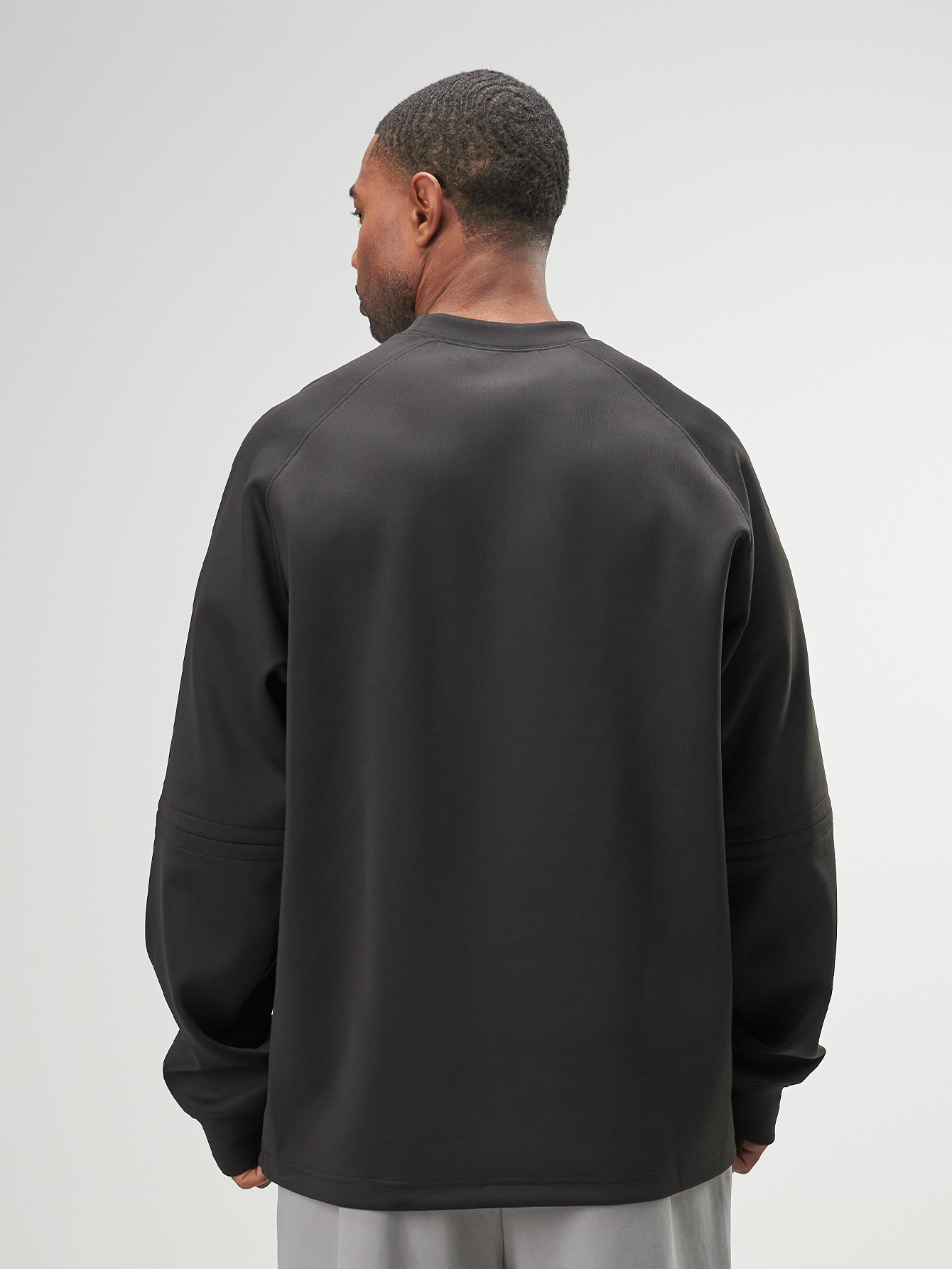 Arc Men's Simple Print Quick-Dry Round Crew Neck Casual Long Sleeve T-Shirt, Fall