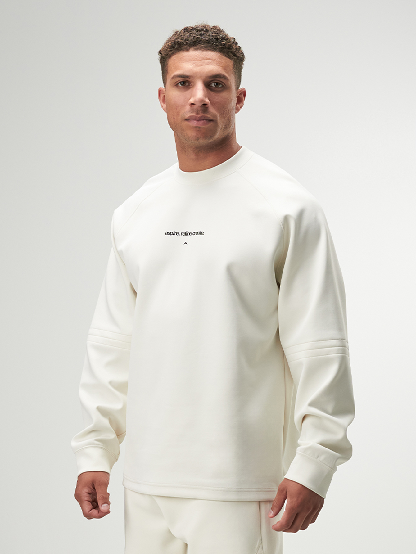 Arc Men'S Simple Print Quick-Dry Round Crew Neck Casual Long Sleeve T-Shirt