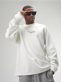 Arc Men'S Simple Print Quick-Dry Round Crew Neck Casual Long Sleeve T-Shirt