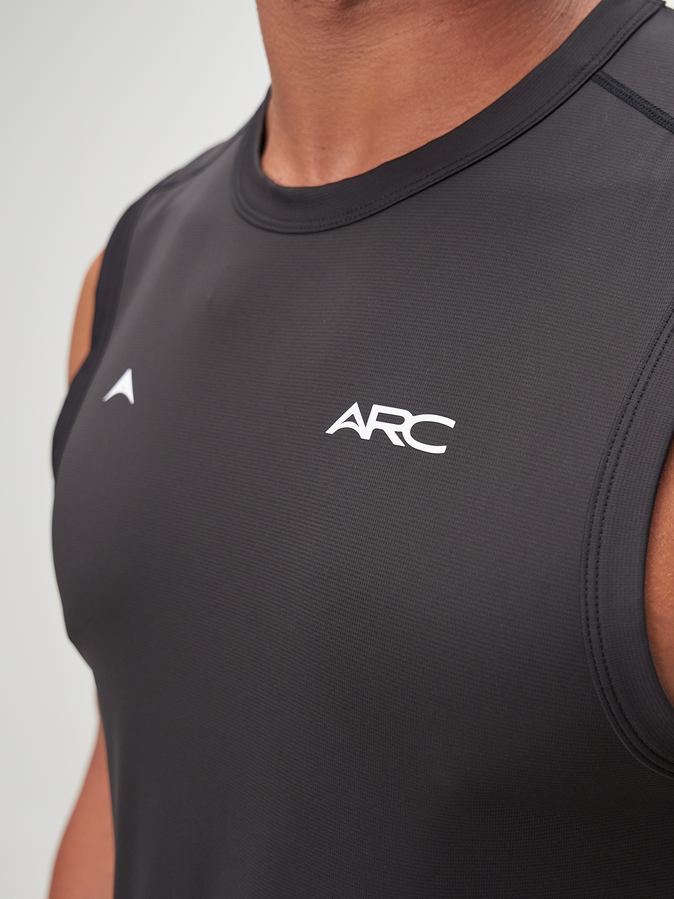 ARC Men's Fashionable Sleeveless Tank Top, Lightweight Casual T-Shirt, Sporty Undershirt, Essential For Running, Golf, Fishing, Basketball, Camping, Gym, Swimming And Beach, Great Gift For Husband Or Boyfriend