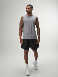 ARC Activewear Performance Cuttoff Tank Cap Sleeve Top T Shirt Gym Workout Muscle Tank