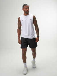 ARC Activewear Performance Cuttoff Tank Cap Sleeve Top T Shirt Gym Workout Muscle Tank