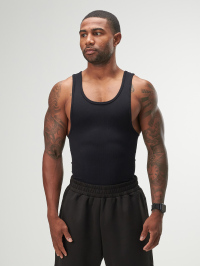 ARC Activewear Performance Cuttoff Tank Cap Sleeve Top T Shirt Gym Workout Muscle Tank