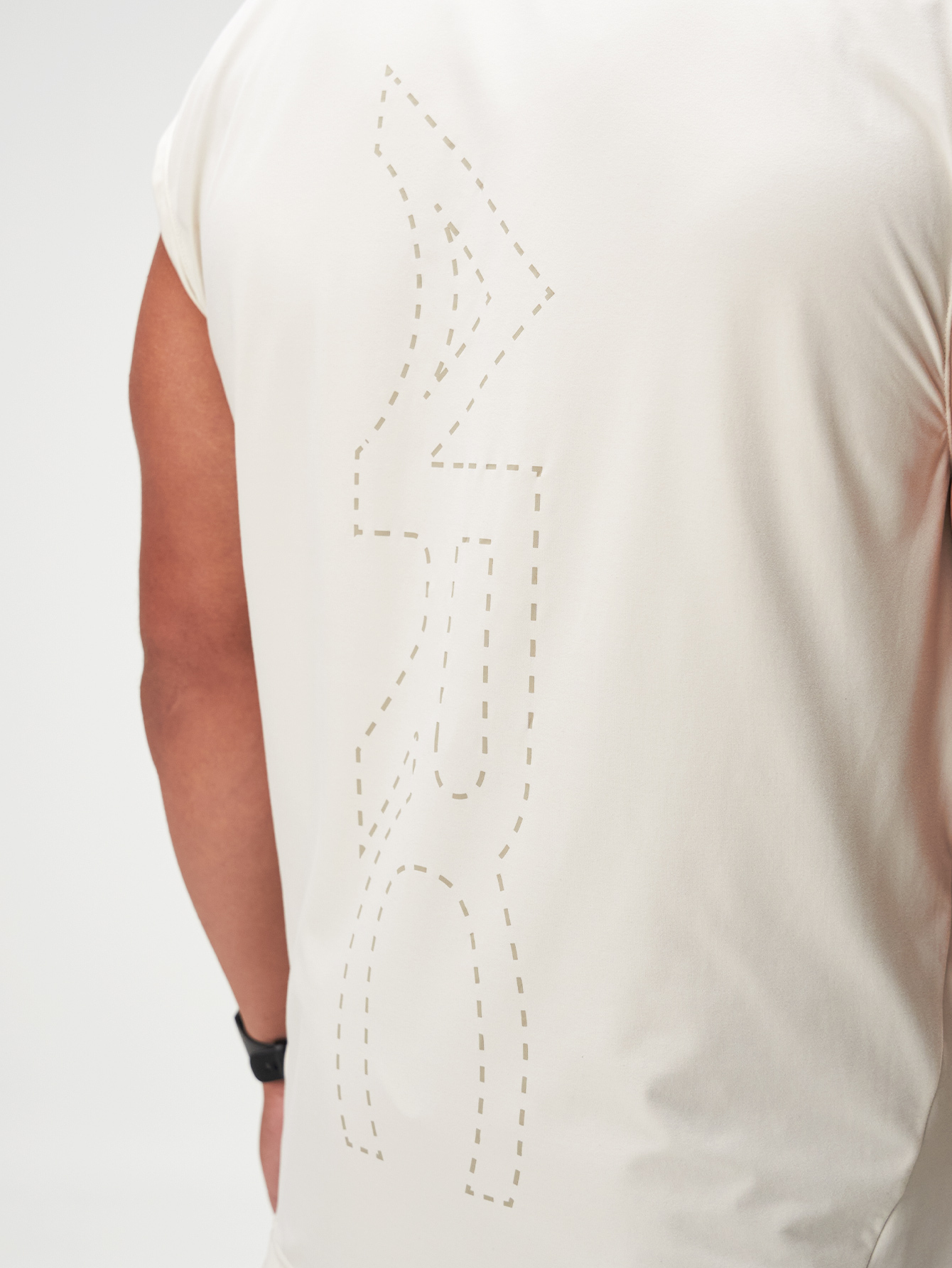 ARC Activewear Performance Cuttoff Tank Cap Sleeve Top T Shirt Gym Workout Muscle Tank